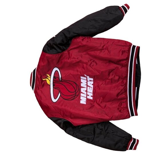 VINTAGE NBA Reversible Miami Heat Varsity Jacket Large - Picture 14 of 16